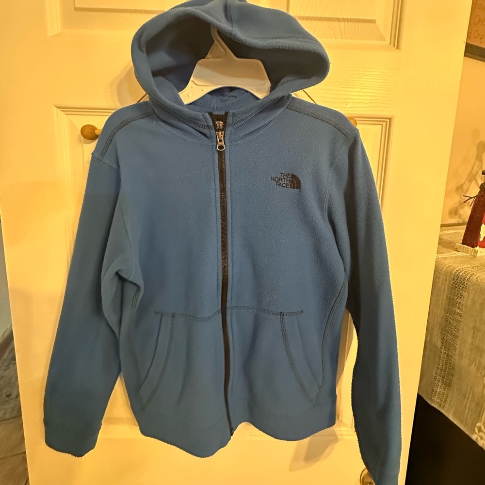Boys lightweight north face coat size medium 10/12
